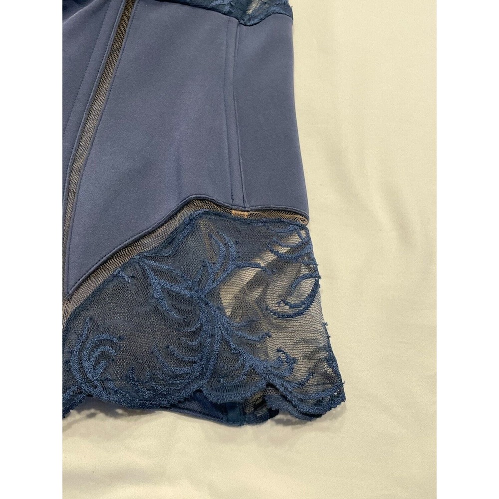 La Perla Zephyra Padded Lace Corset Bustier 4 Blue Intimates Sleepwear NWT $1308 - Picture 7 of 16